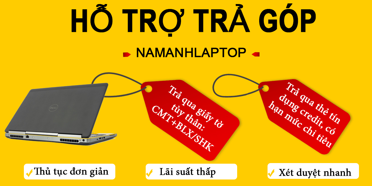Bán Trả Góp Nam Anh laptop