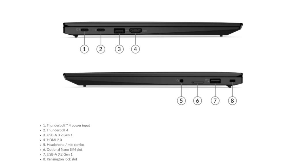 Lenovo Thinkpad X1 Carbon gen 9 14inch Intel 11th