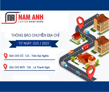 Thông báo chuyển cơ sở mới tại 135 Lê Thanh Nghị
